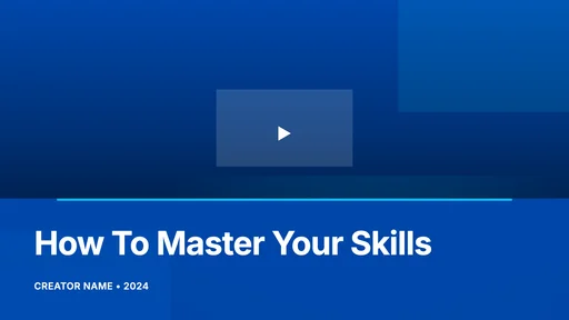 Video Thumbnail canvas template preview
