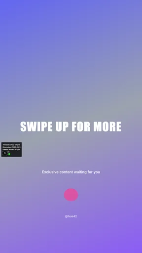 Story Simple canvas template preview
